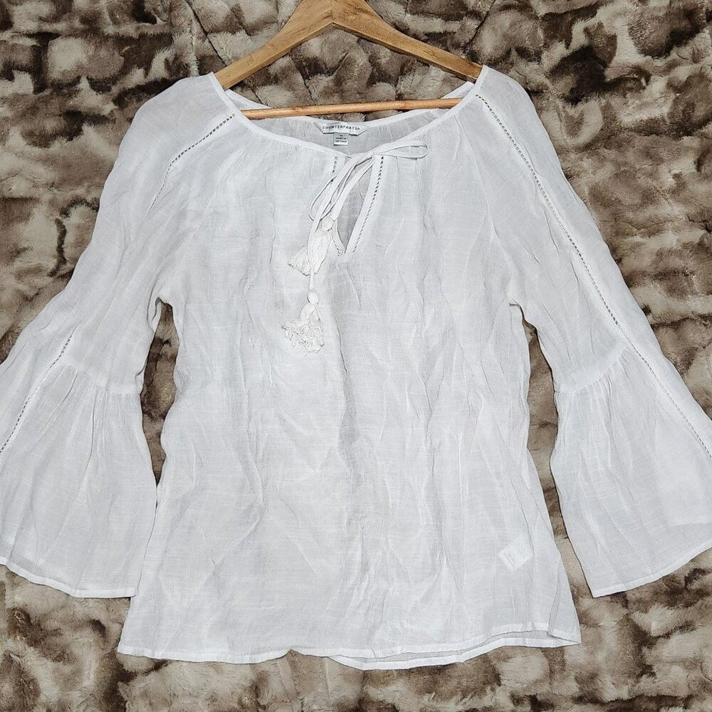 Counterparts cotton Tunic Blouse